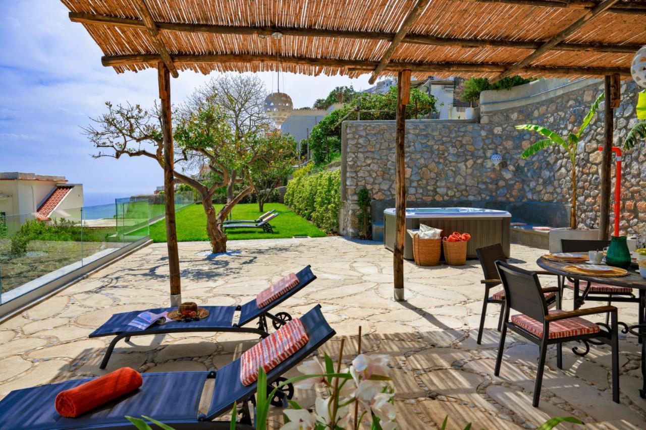 Villa Mimina - Exclusive Villa With Garden, Jacuzzi And Sea View Праяно Екстер'єр фото