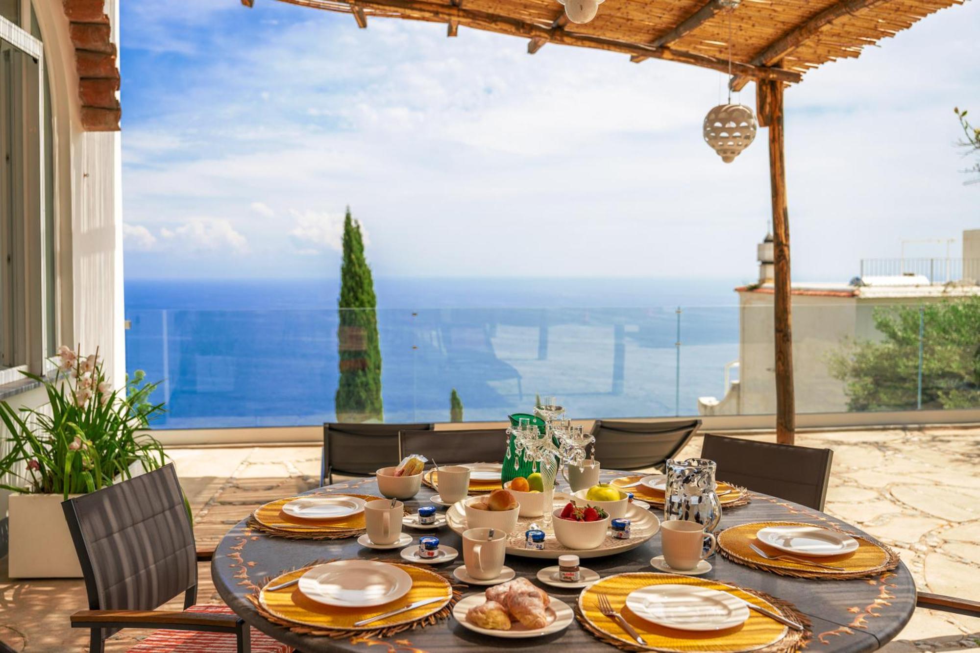 Villa Mimina - Exclusive Villa With Garden, Jacuzzi And Sea View Праяно Екстер'єр фото